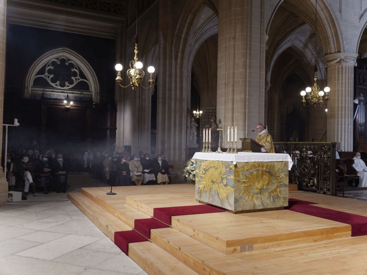 Messe pour la vie consacrée 2022. © Yannick Boschat / Diocèse de Paris.
