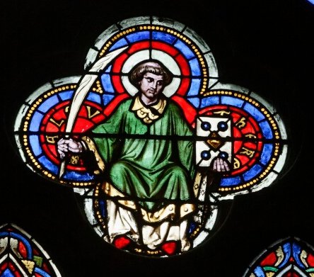 Saint Éleuthère à Notre-Dame de Paris. © Yannick Boschat.