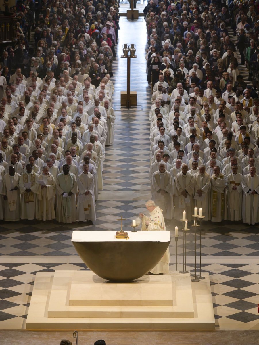 Messe chrismale 2025. © Yannick Boschat / Diocèse de Paris.