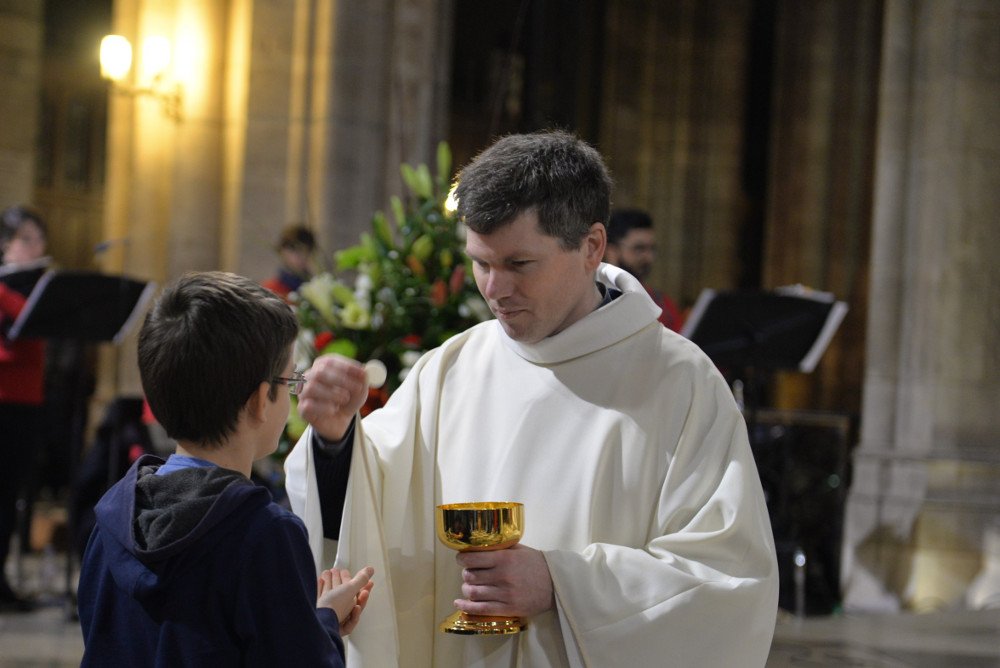 Rassemblement des sixièmes 2017 - Messe à Notre-Dame 11. © Marie-Christine Bertin/Diocèse de Paris.