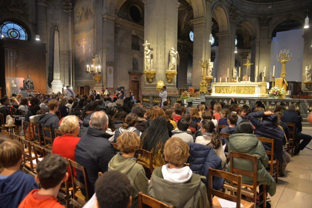 Rassemblement des sixièmes en 2022. © Marie-Christine Bertin / Diocèse de Paris.
