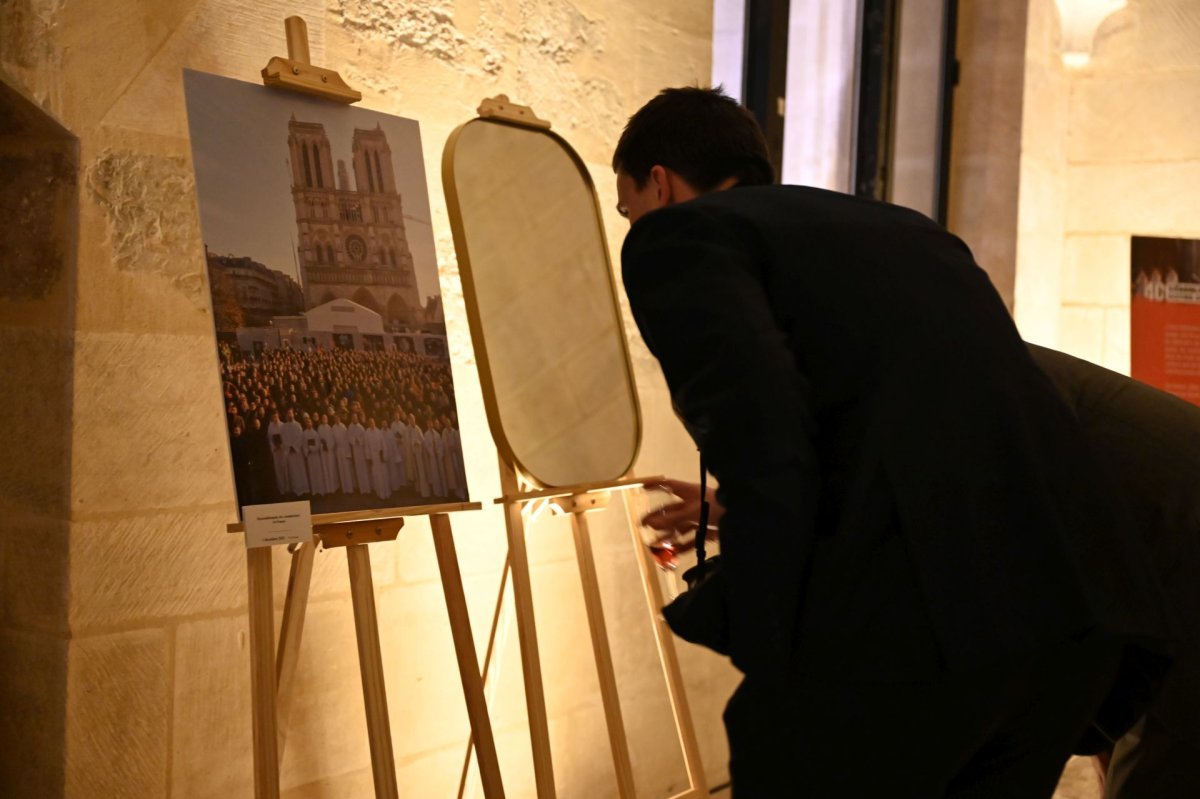 Messe pour l'anniversaire de la Faculté Notre-Dame, du Séminaire de (…). Dîner au Collège des Bernardins. © Marie-Christine Bertin / Diocèse de Paris.