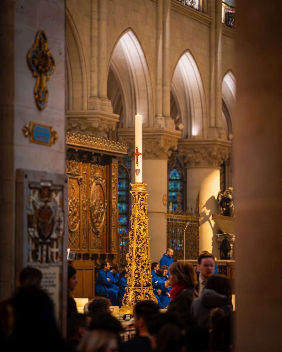 Fête de Pâques 2026 à Notre-Dame de Paris (4e). © Liam Hoarau / Diocèse de Paris.