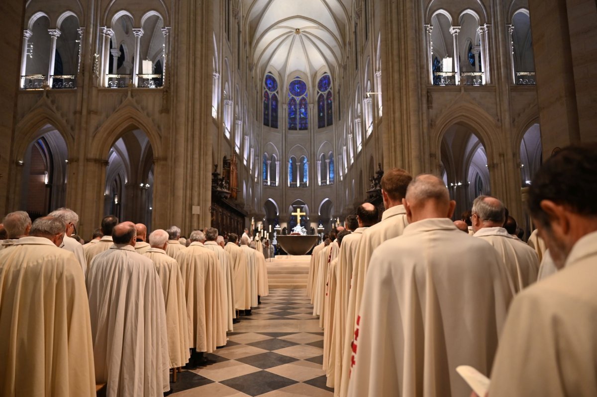 Retour de la Couronne d'épines à Notre-Dame de Paris. © Marie-Christine Bertin / Diocèse de Paris.