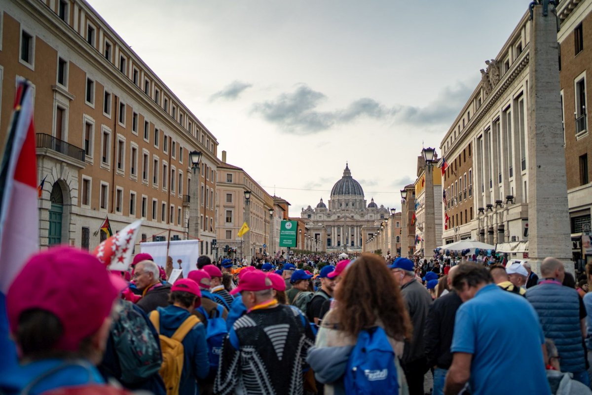 Jubilé des Pauvres à Rome avec Fratello. © Marine Clerc.