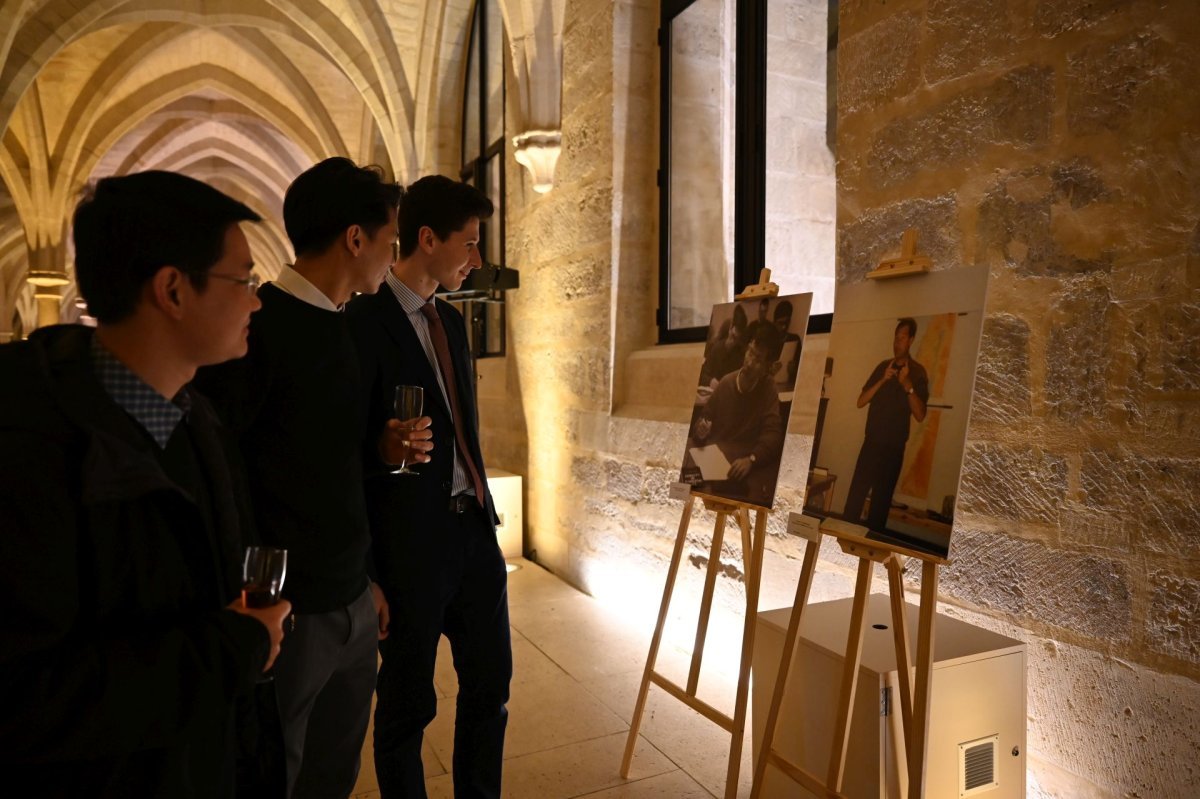 Messe pour l'anniversaire de la Faculté Notre-Dame, du Séminaire de (…). Dîner au Collège des Bernardins. © Marie-Christine Bertin / Diocèse de Paris.