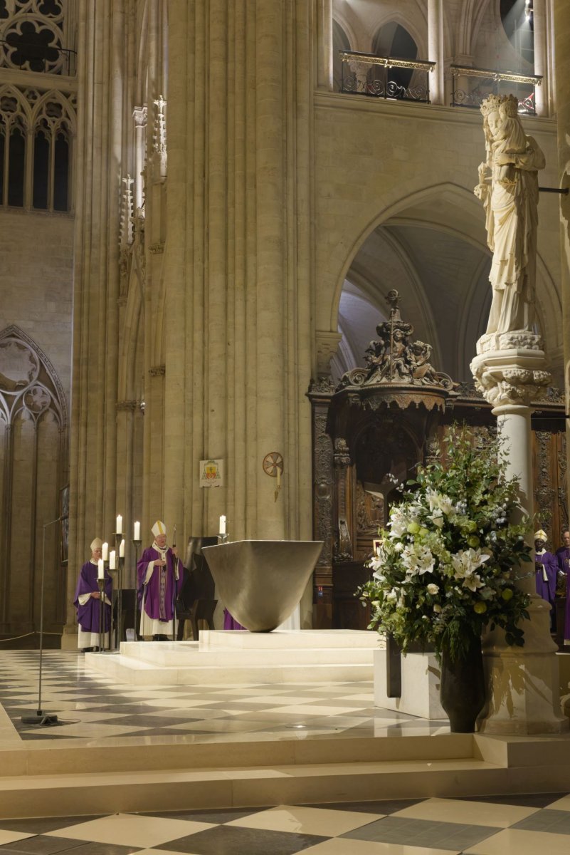 Messe à l'intention du cardinal André Vingt-Trois, archevêque émérite (…). © Yannick Boschat / Diocèse de Paris.