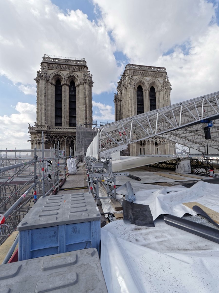 Notre-Dame de Paris, deux ans après. © Yannick Boschat / Diocèse de Paris.
