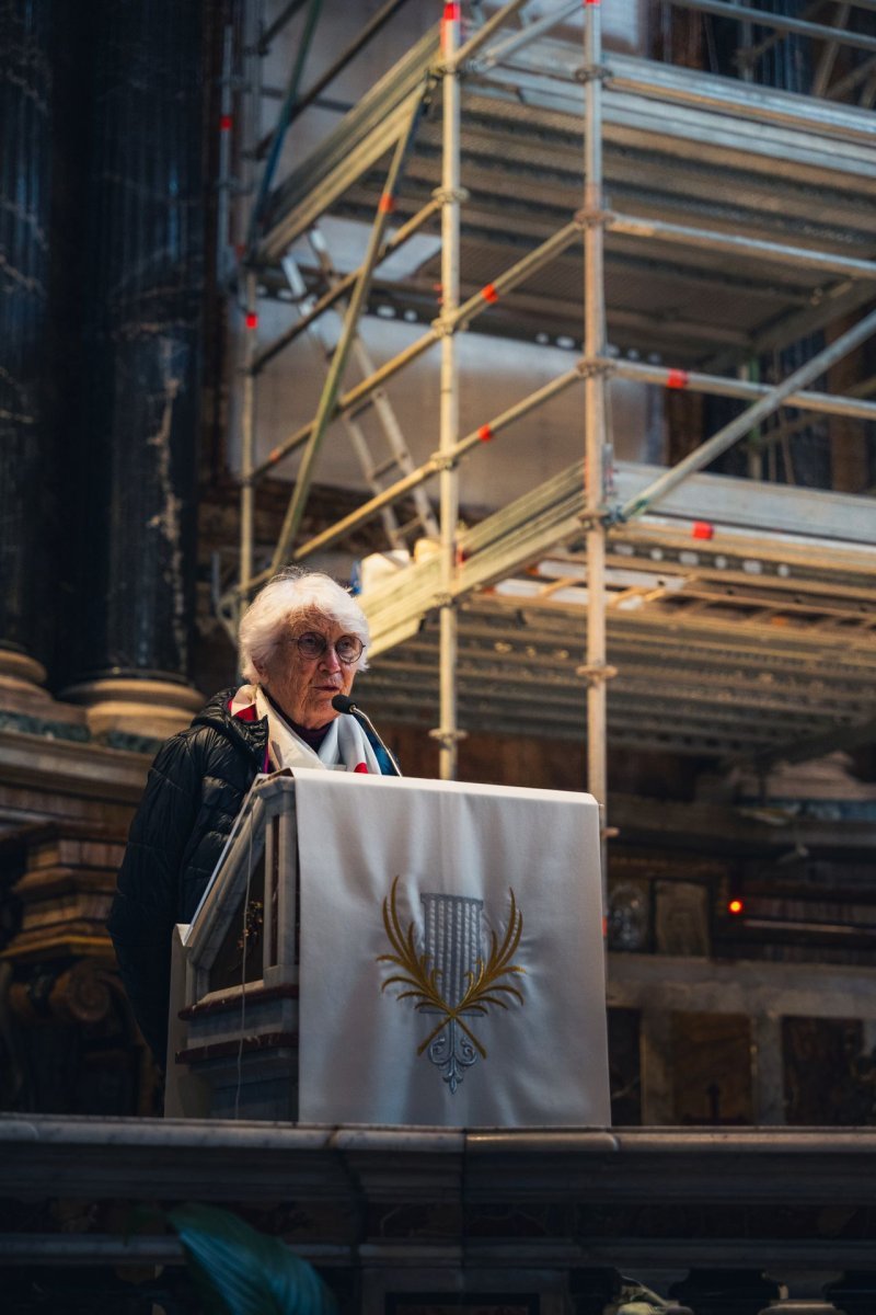Pèlerinage jubilaire à Rome - 26 février. San Lorenzo in Lucina. © Liam Hoarau / Diocèse de Paris.