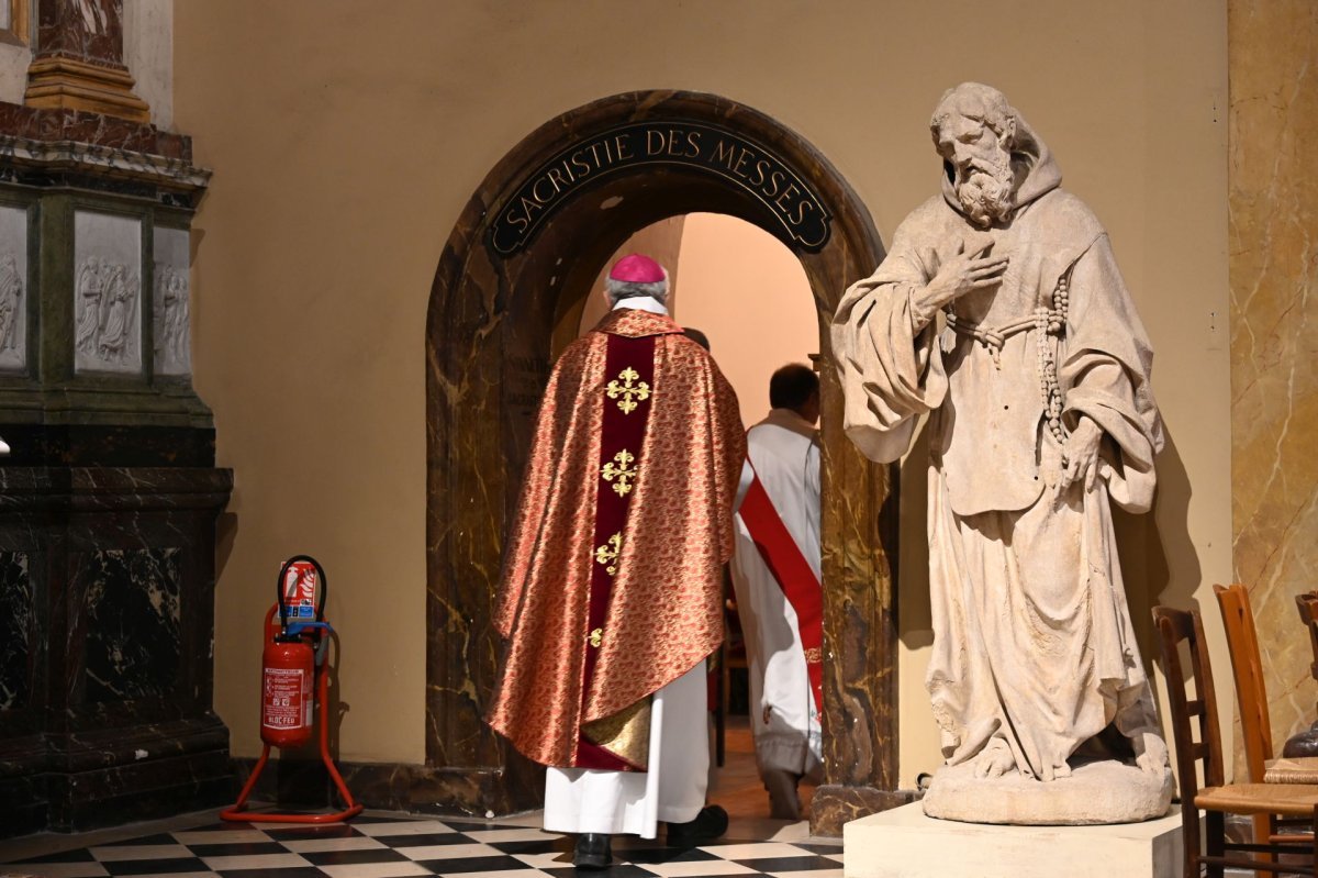 Messe de rentrée en la fête de la Saint-Luc. © Marie-Christine Bertin / Diocèse de Paris.