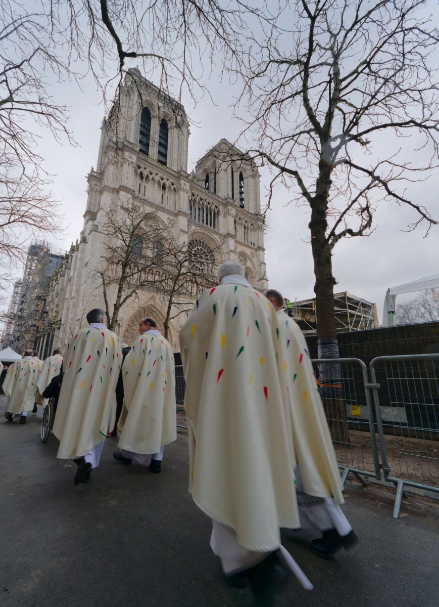 Messe en présence des prêtres et diacres de Paris. © Yannick Boschat / Diocèse de Paris.