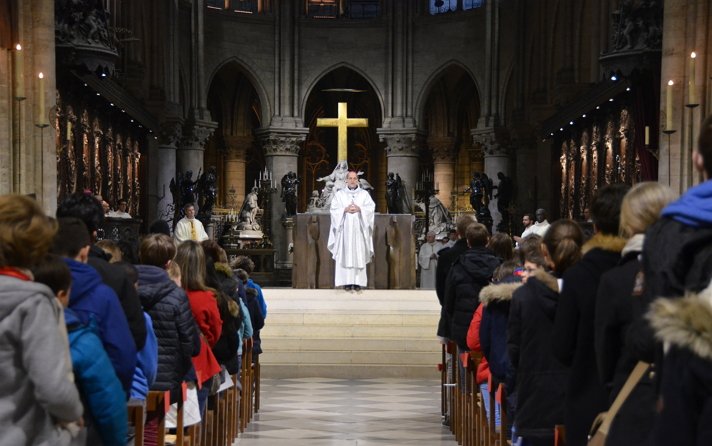 Rassemblement des jeunes confirmés 2015. © M-C Bertin.