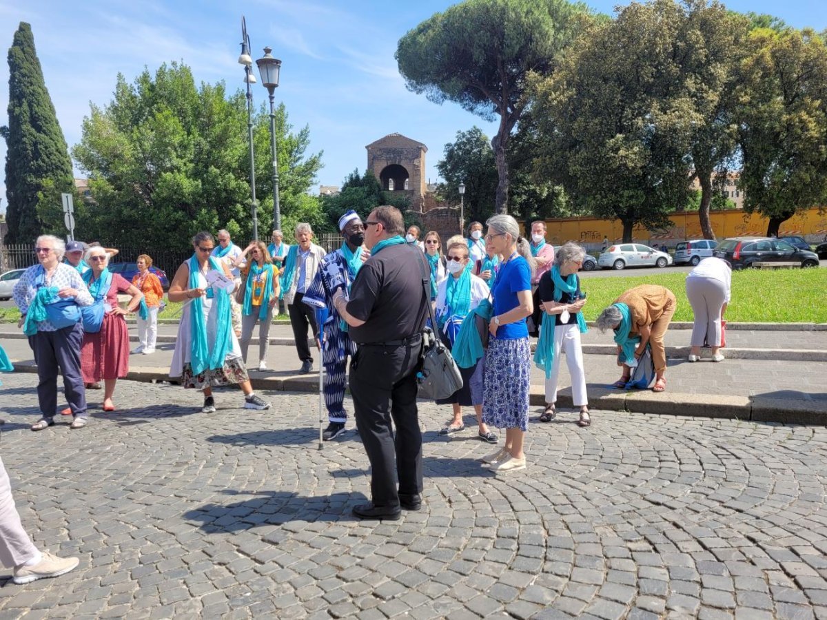 Pèlerinage diocésain à Rome pour la canonisation de Charles de Foucauld. © Charlotte Reynaud / Diocèse de Paris.