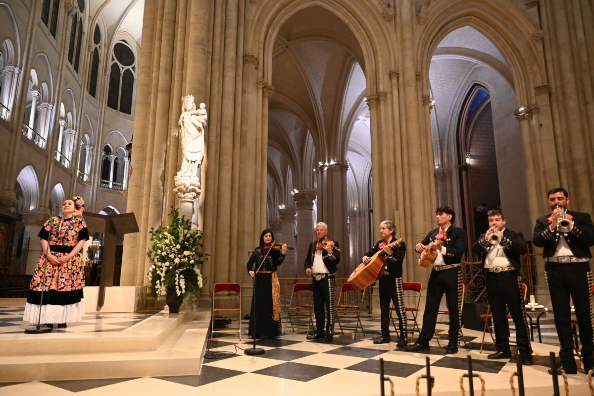 Fête de Notre Dame de Guadalupe 2024. © Marie-Christine Bertin / Diocèse de Paris.