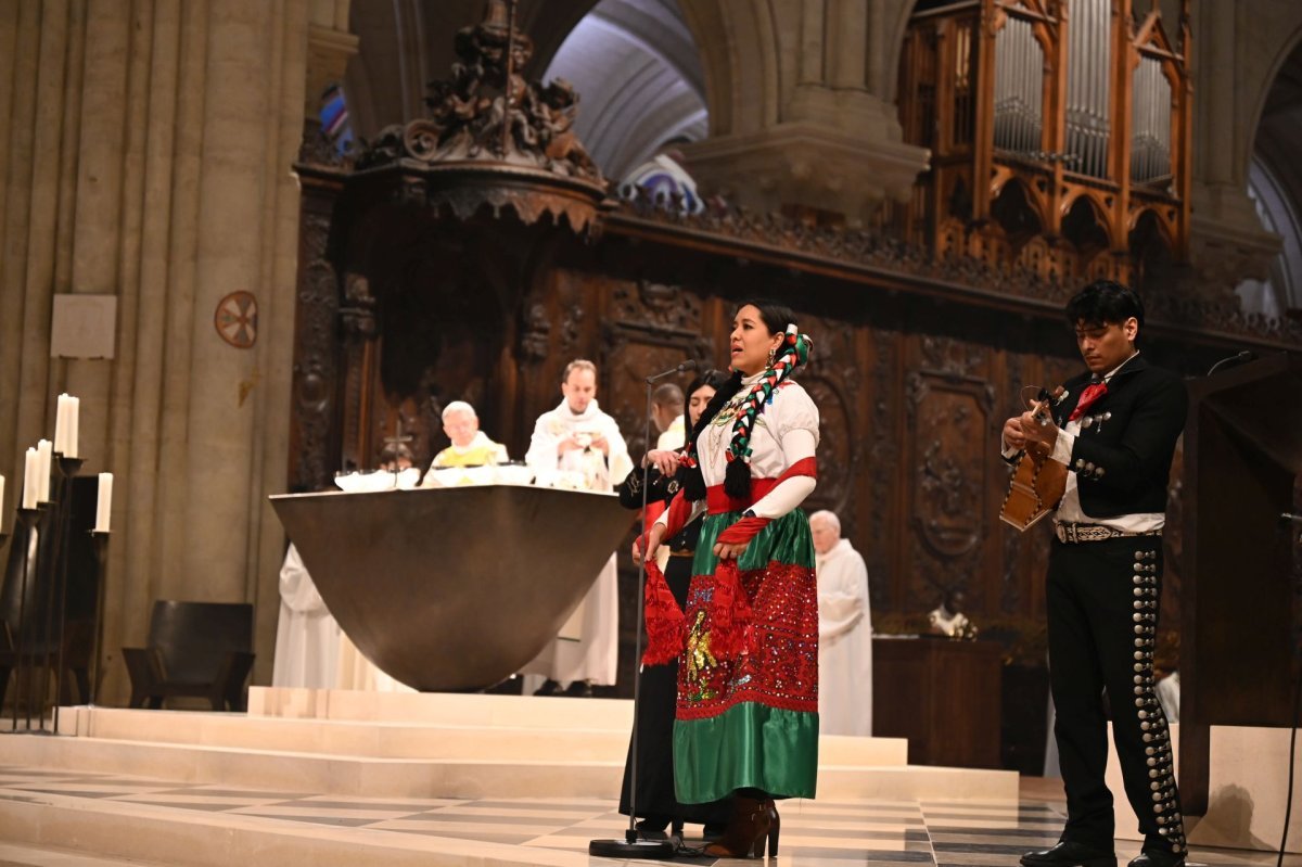 Fête de Notre Dame de Guadalupe 2024. © Marie-Christine Bertin / Diocèse de Paris.
