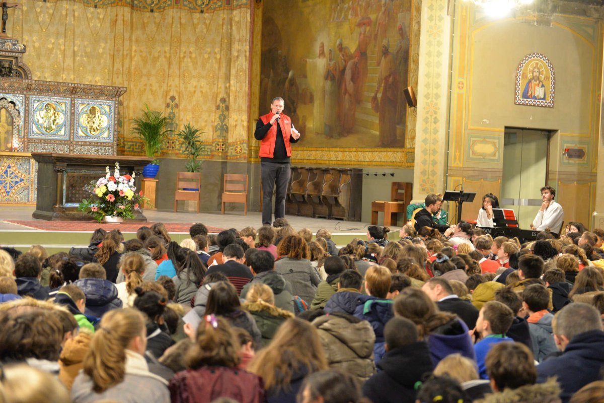 Rassemblement des sixièmes 2019. © Marie Christine Bertin / Diocèse de Paris.