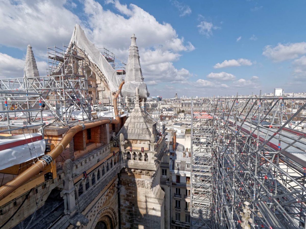 Notre-Dame de Paris, deux ans après. © Yannick Boschat / Diocèse de Paris.