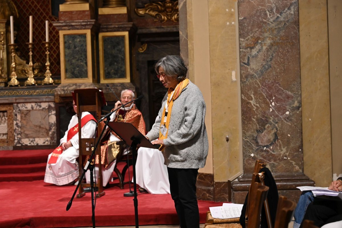 Messe de rentrée en la fête de la Saint-Luc. © Marie-Christine Bertin / Diocèse de Paris.
