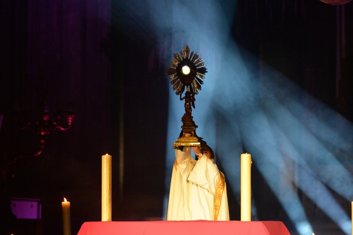 Veillée de prière à Saint-Eustache. © Marie-Christine Bertin / Diocèse de Paris.
