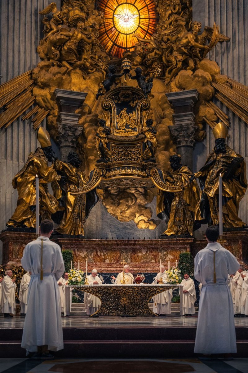 Pèlerinage jubilaire à Rome - 27 février. Basilique Saint-Pierre. © Liam Hoarau / Diocèse de Paris.