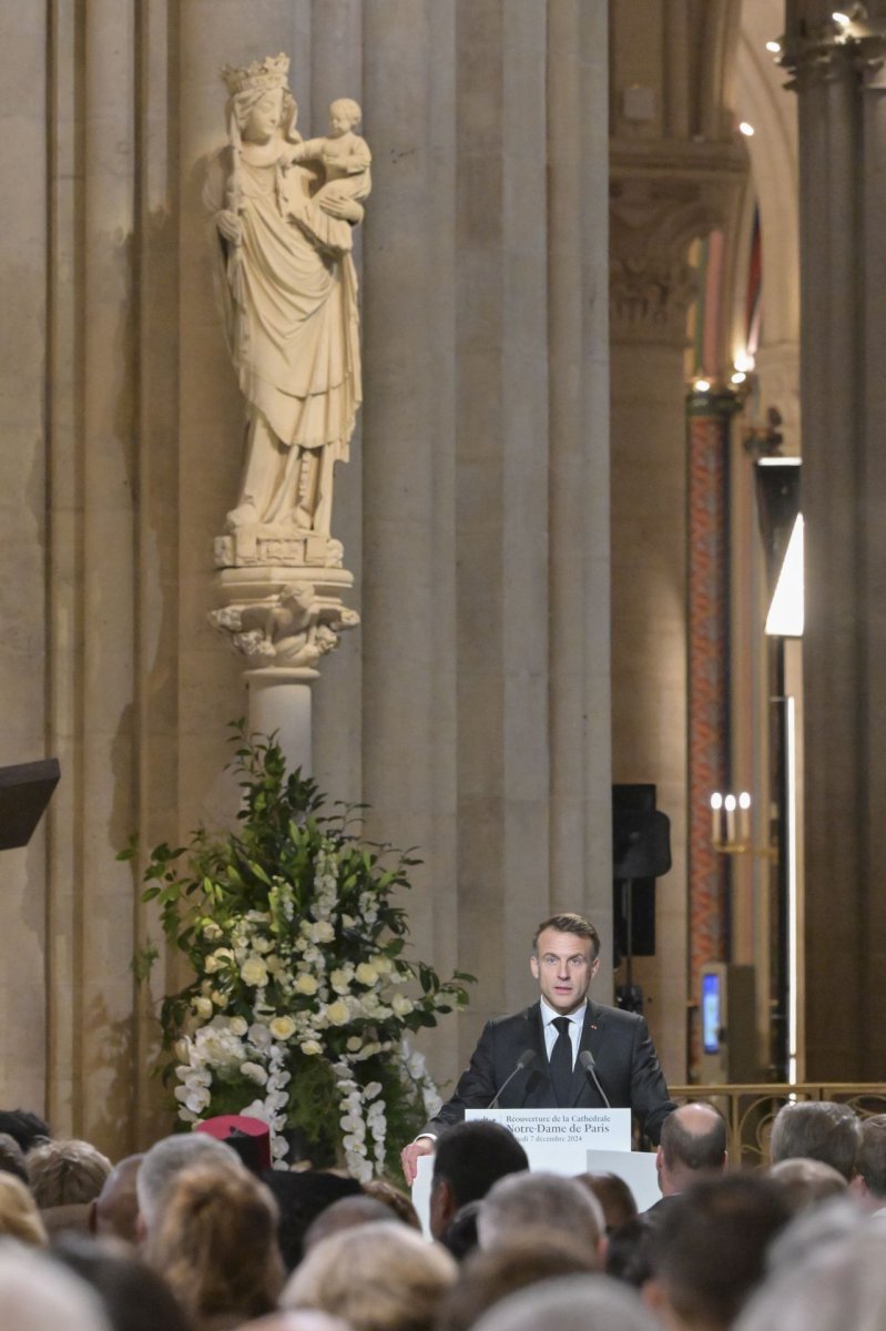 Office de réouverture de Notre-Dame de Paris. © Julio Piatti / Notre-Dame de Paris.