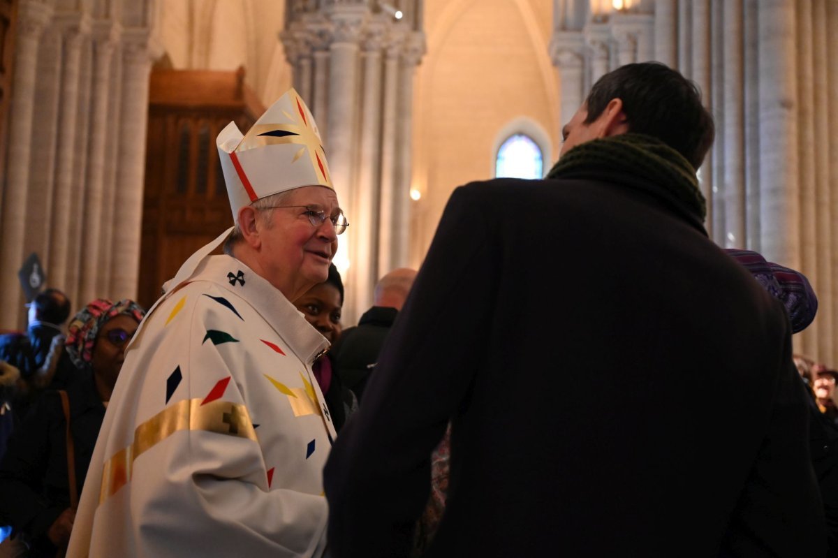 Messe en présence d'associations caritatives et ceux qu'elles (…). © Marie-Christine Bertin / Diocèse de Paris.