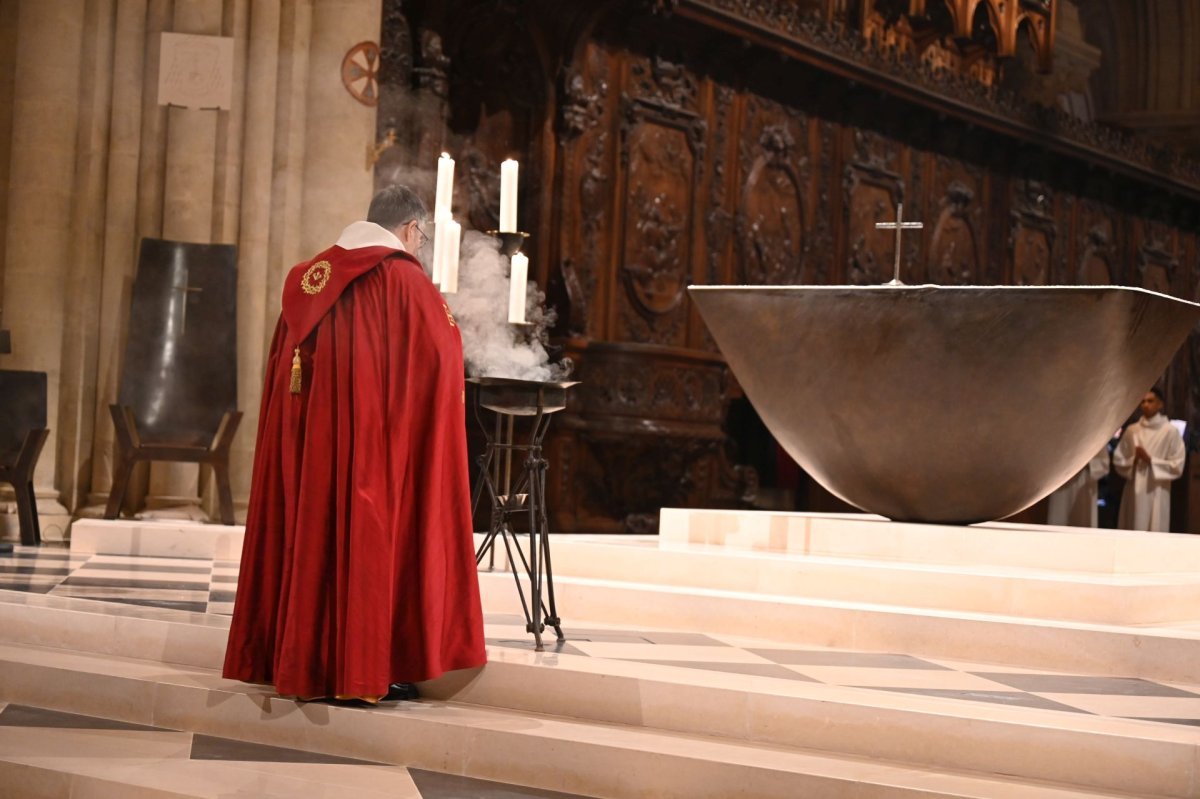 Vêpres du vendredi 13 décembre 2024 à Notre-Dame de Paris. © Marie-Christine Bertin / Diocèse de Paris.
