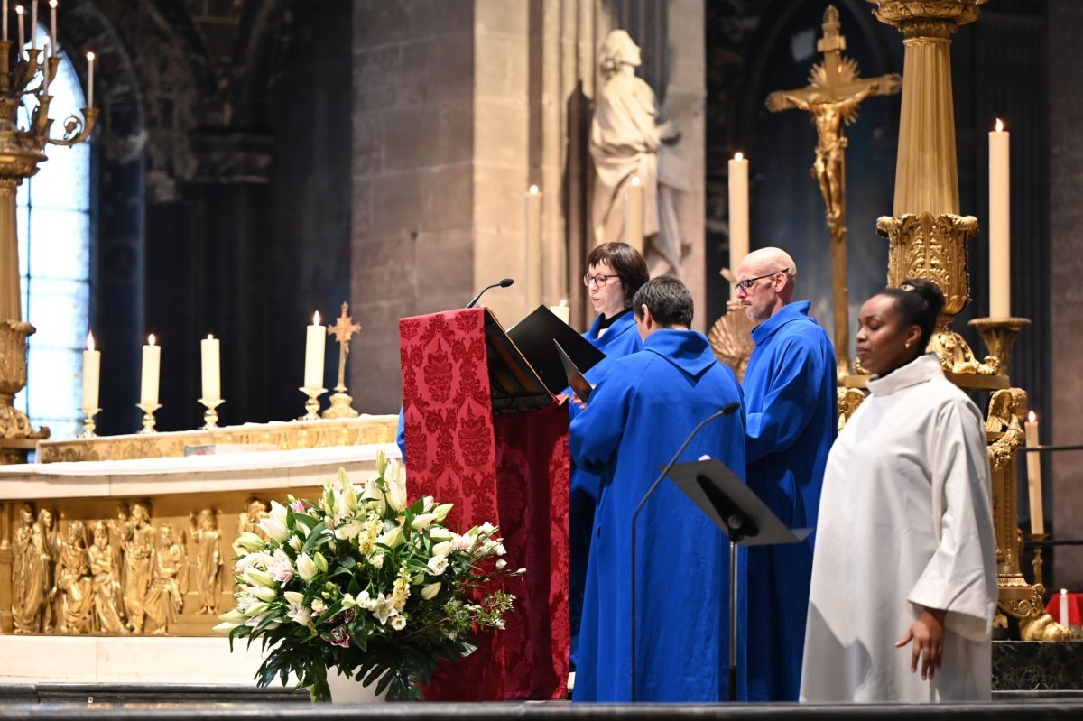 Confirmation des adultes de décembre 2023. © Marie-Christine Bertin / Diocèse de Paris.