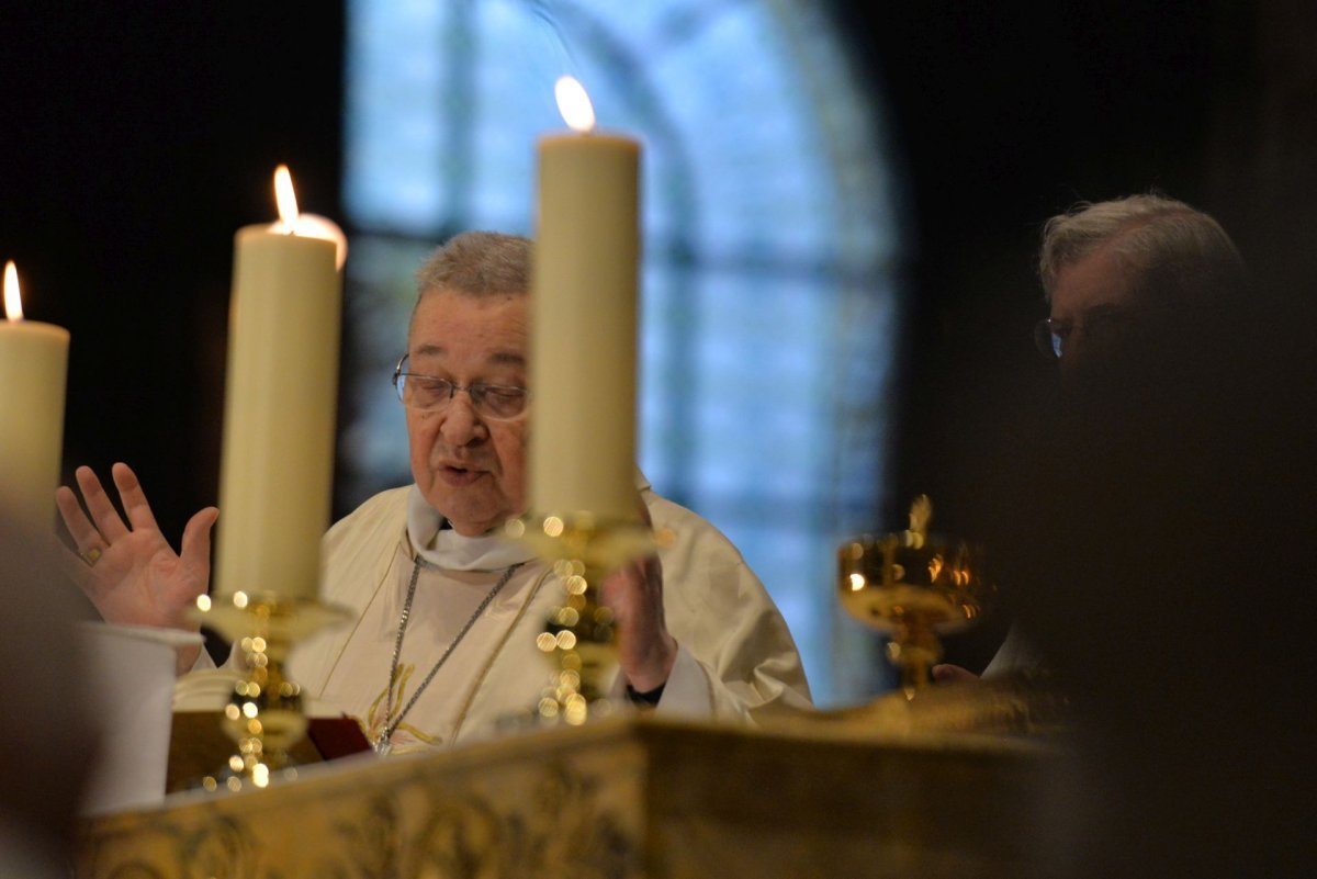 Accueil de Mgr Laurent Ulrich, archevêque de Paris. © Marie-Christine Bertin / Diocèse de Paris.