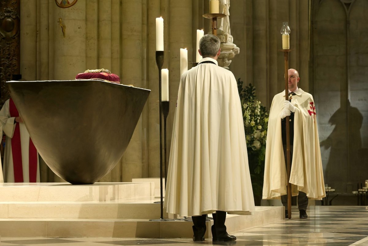 Retour de la Couronne d'épines à Notre-Dame de Paris. © Trung Hieu Do / Diocèse de Paris.