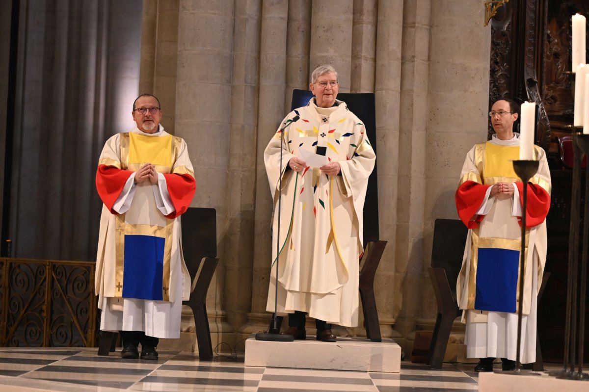 Messe de réouverture de Notre-Dame pour les collégiens et lycéens. © Marie-Christine Bertin / Diocèse de Paris.