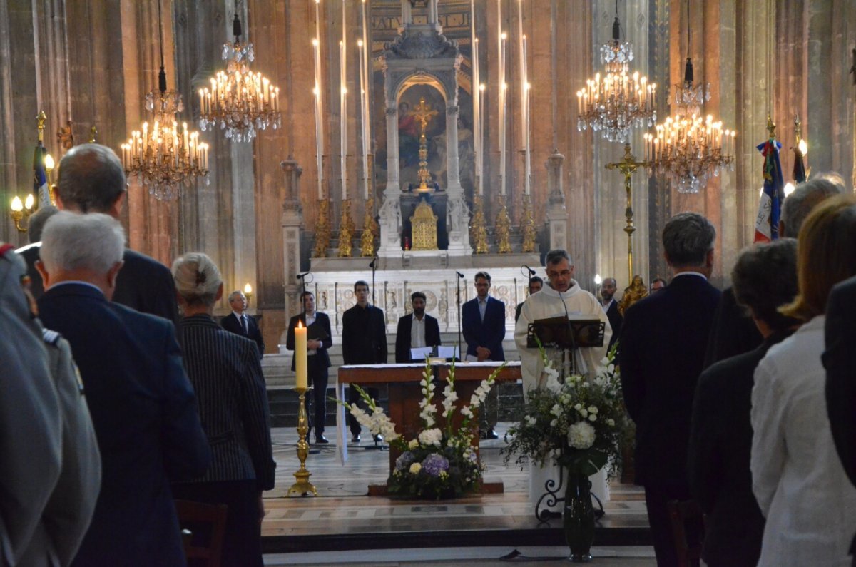 Messe pour l'anniversaire de la Libération de Paris 2019. © Michel Pourny / Diocèse de Paris.