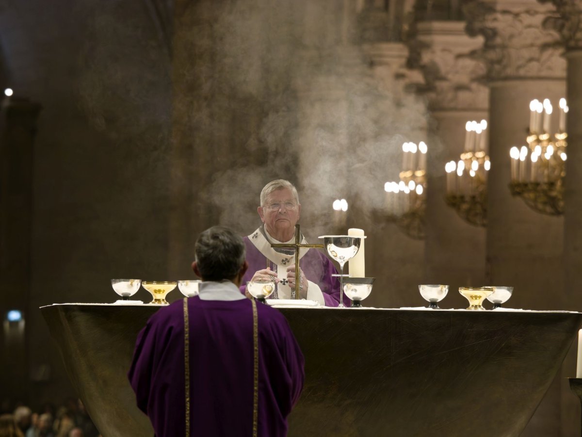 Messe à l'intention du cardinal André Vingt-Trois, archevêque émérite (…). © Yannick Boschat / Diocèse de Paris.