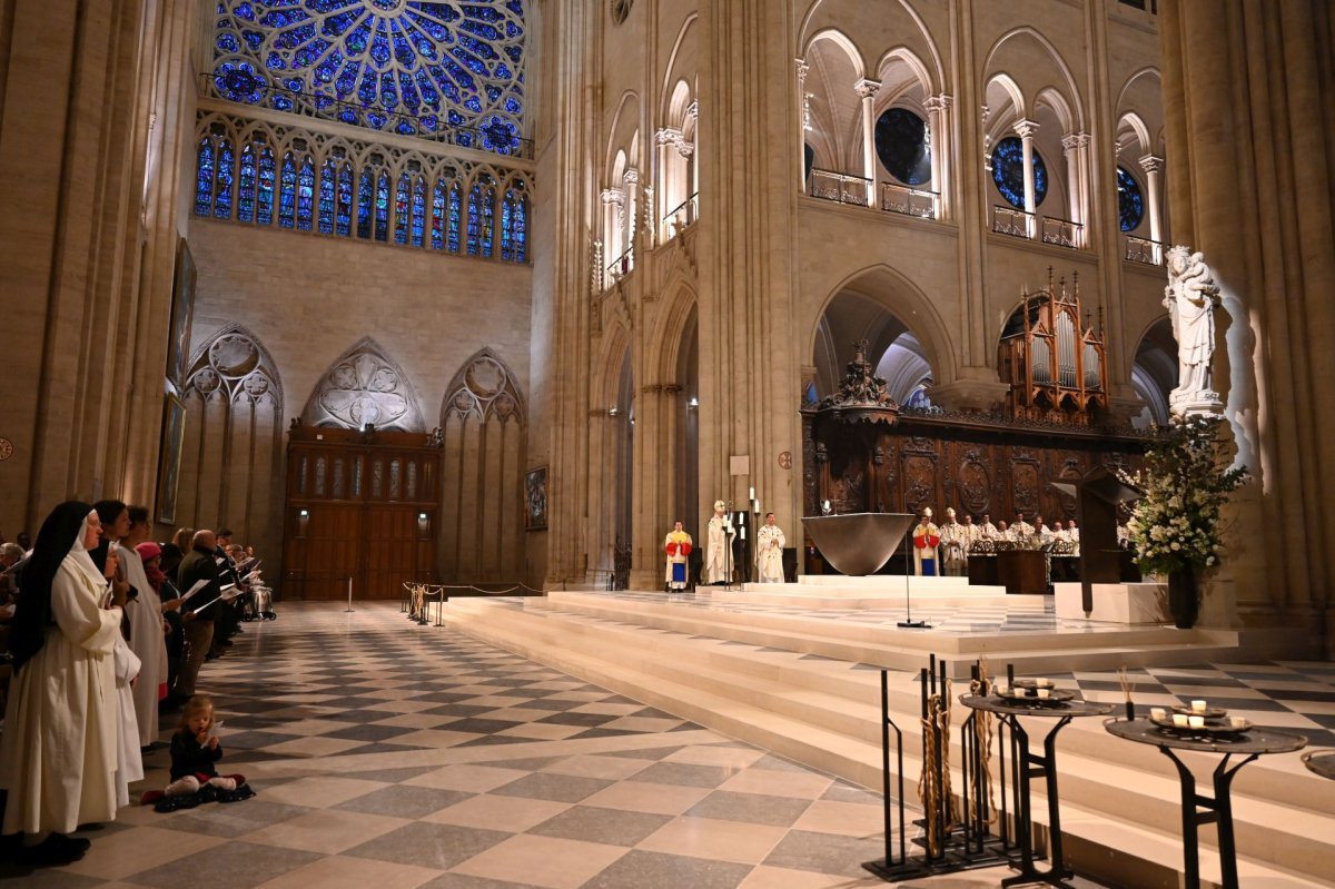Messe pour l'anniversaire de la Faculté Notre-Dame, du Séminaire de (…). © Marie-Christine Bertin / Diocèse de Paris.