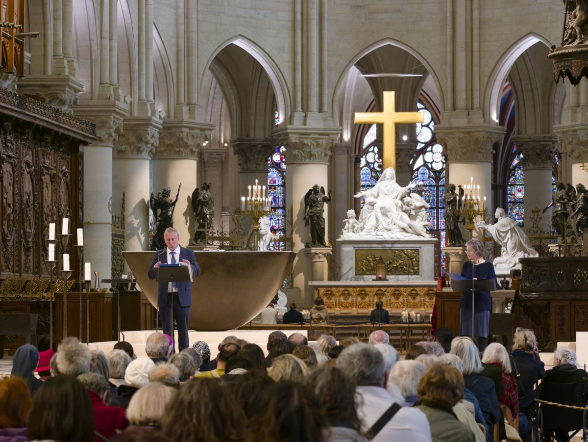 Conférence de carême de Notre-Dame de Paris : “La Femme de l'Apocalypse,. © Yannick Boschat / Diocèse de Paris.