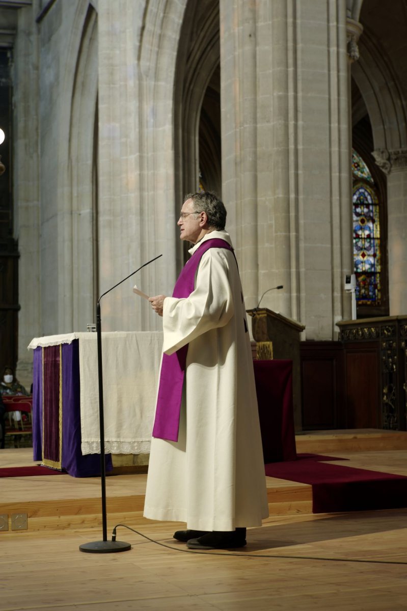 Conférence de carême de Notre-Dame de Paris du 20 mars 2022. © Trung Hieu Do / Diocèse de Paris.